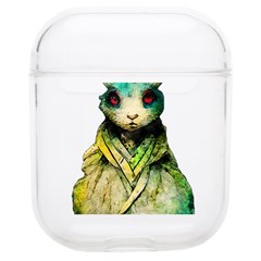 Rabbit T-shirtrabbit Watercolor Painting #rabbit T-shirt (5) AirPods 1/2 Case