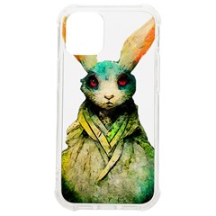 Rabbit T-shirtrabbit Watercolor Painting #rabbit T-shirt (5) iPhone 12 mini TPU UV Print Case	