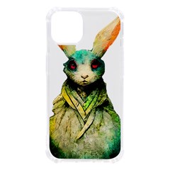 Rabbit T-shirtrabbit Watercolor Painting #rabbit T-shirt (5) iPhone 13 TPU UV Print Case