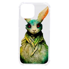 Rabbit T-shirtrabbit Watercolor Painting #rabbit T-shirt (5) iPhone 13 mini TPU UV Print Case