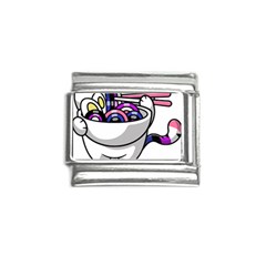 Genderfluid T- Shirt Genderfluid Pride Kawaii Car Ramen Noodles Genderfluid Flag T- Shirt Italian Charm (9mm) by ZUXUMI