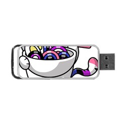 Genderfluid T- Shirt Genderfluid Pride Kawaii Car Ramen Noodles Genderfluid Flag T- Shirt Portable Usb Flash (two Sides) by ZUXUMI