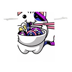 Genderfluid T- Shirt Genderfluid Pride Kawaii Car Ramen Noodles Genderfluid Flag T- Shirt Lightweight Drawstring Pouch (m) by ZUXUMI