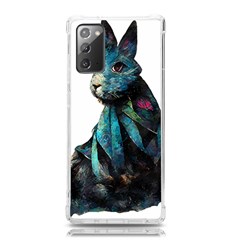 Rabbit T-shirtrabbit Watercolor Painting #rabbit T-shirt Samsung Galaxy Note 20 Tpu Uv Case by EnriqueJohnson