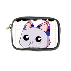 Genderfluid T- Shirt Genderfluid Pride Kawaii Cat Strawberry Milk T- Shirt Coin Purse by ZUXUMI