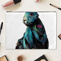 Rabbit T-shirtrabbit Watercolor Painting #rabbit T-shirt Cosmetic Bag (xl) by EnriqueJohnson