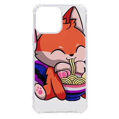 Genderfluid T- Shirt Genderfluid Pride Kawaii Fox Ramen Noodles Genderfluid Flag T- Shirt Iphone 13 Pro Max Tpu Uv Print Case by ZUXUMI