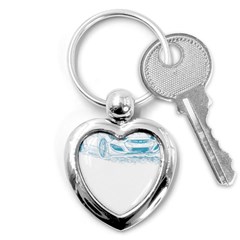 Genesis Coupe T- Shirt Hyundai Genesis Coupe Lineart Blueprint T- Shirt Key Chain (heart) by ZUXUMI