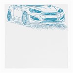 Genesis Coupe T- Shirt Hyundai Genesis Coupe Lineart Blueprint T- Shirt Medium Glasses Cloth (2 Sides) Front