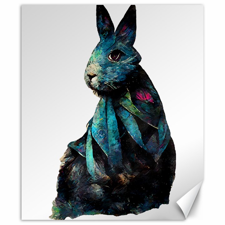 Rabbit T-shirtrabbit Watercolor Painting #rabbit T-shirt Canvas 20  x 24 