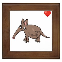 Aardvark  Shirt Steal Your Heart Aardvark 02  Shirt4 Framed Tile by EnriqueJohnson