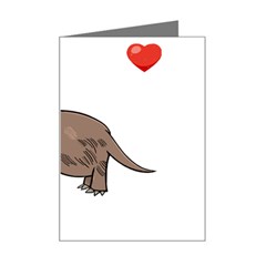 Aardvark  Shirt Steal Your Heart Aardvark 02  Shirt4 Mini Greeting Card by EnriqueJohnson