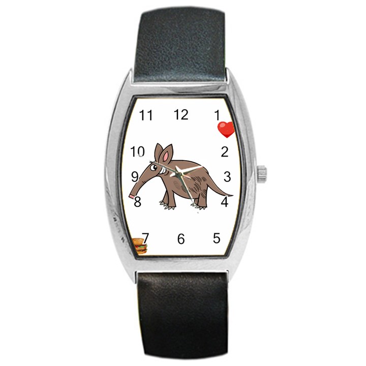 Aardvark  Shirt Steal Your Heart Aardvark 02  Shirt4 Barrel Style Metal Watch