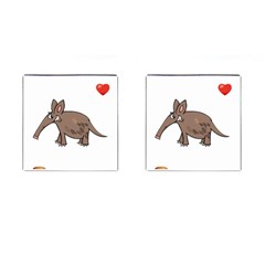 Aardvark  Shirt Steal Your Heart Aardvark 02  Shirt4 Cufflinks (square) by EnriqueJohnson