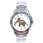 Aardvark  Shirt Steal Your Heart Aardvark 02  Shirt4 Stainless Steel Analogue Watch Front