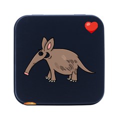 Aardvark  Shirt Steal Your Heart Aardvark 02  Shirt4 Square Metal Box (black) by EnriqueJohnson