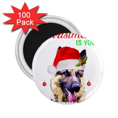 German Shepherd T- Shirt Cute German Shepherd Dog T- Shirt (1) 2 25  Magnets (100 Pack)  by ZUXUMI