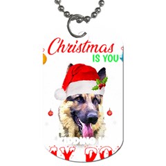 German Shepherd T- Shirt Cute German Shepherd Dog T- Shirt (1) Dog Tag (one Side) by ZUXUMI