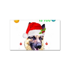 German Shepherd T- Shirt Cute German Shepherd Dog T- Shirt (1) Sticker Rectangular (100 Pack) by ZUXUMI