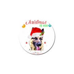 German Shepherd T- Shirt Cute German Shepherd Dog T- Shirt (1) Golf Ball Marker by ZUXUMI