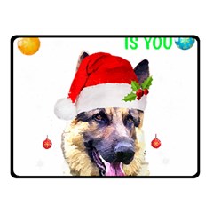 German Shepherd T- Shirt Cute German Shepherd Dog T- Shirt (1) Fleece Blanket (small) by ZUXUMI