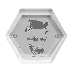 German Shepherd T- Shirt Cute German Shepherd Dog T- Shirt (1) Hexagon Wood Jewelry Box by ZUXUMI