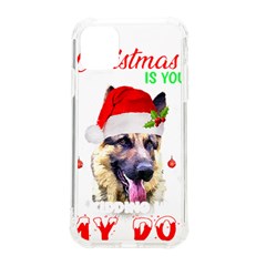 German Shepherd T- Shirt Cute German Shepherd Dog T- Shirt (1) Iphone 11 Tpu Uv Print Case by ZUXUMI