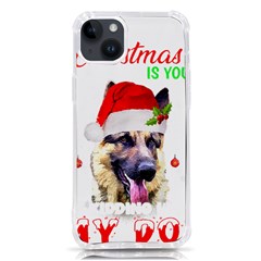 German Shepherd T- Shirt Cute German Shepherd Dog T- Shirt (1) Iphone 14 Plus Tpu Uv Print Case by ZUXUMI