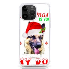 German Shepherd T- Shirt Cute German Shepherd Dog T- Shirt (1) Iphone 14 Pro Max Tpu Uv Print Case by ZUXUMI