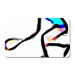 Abstract Art Sport Ace Tennis  Shirt Abstract - Art - Sport - Ace - Tennis  Shirt5 Magnet (rectangular) by EnriqueJohnson