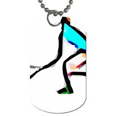 Abstract Art Sport Ace Tennis  Shirt Abstract - Art - Sport - Ace - Tennis  Shirt5 Dog Tag (one Side) by EnriqueJohnson