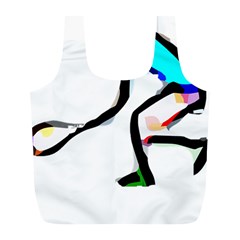 Abstract Art Sport Ace Tennis  Shirt Abstract - Art - Sport - Ace - Tennis  Shirt5 Full Print Recycle Bag (l) by EnriqueJohnson