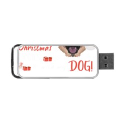 German Shepherd T- Shirt German Shepherd Merry Christmas T- Shirt (1) Portable Usb Flash (one Side) by ZUXUMI