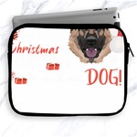 German Shepherd T- Shirt German Shepherd Merry Christmas T- Shirt (1) Apple iPad 2/3/4 Zipper Cases Front