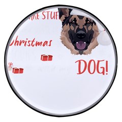 German Shepherd T- Shirt German Shepherd Merry Christmas T- Shirt (1) Wireless Fast Charger(black)