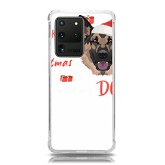 German Shepherd T- Shirt German Shepherd Merry Christmas T- Shirt (1) Samsung Galaxy S20 Ultra 6 9 Inch Tpu Uv Case by ZUXUMI