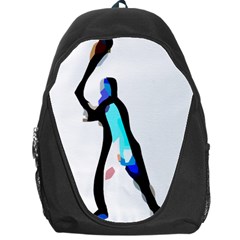 Abstract Art Sport Cross Ball Tennis  Shirt Abstract Art Sport Cross Ball Tennis  Shirt7 Backpack Bag by EnriqueJohnson