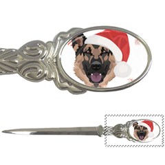 German Shepherd T- Shirt German Shepherd Merry Christmas T- Shirt (2) Letter Opener by ZUXUMI