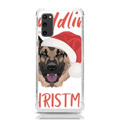 German Shepherd T- Shirt German Shepherd Merry Christmas T- Shirt (2) Samsung Galaxy S20 6 2 Inch Tpu Uv Case by ZUXUMI