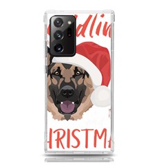 German Shepherd T- Shirt German Shepherd Merry Christmas T- Shirt (2) Samsung Galaxy Note 20 Ultra Tpu Uv Case by ZUXUMI