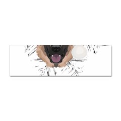 German Shepherd T- Shirt German Shepherd Merry Christmas T- Shirt (3) Sticker Bumper (10 Pack) by ZUXUMI