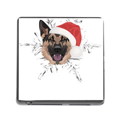 German Shepherd T- Shirt German Shepherd Merry Christmas T- Shirt (3) Memory Card Reader (square 5 Slot) by ZUXUMI