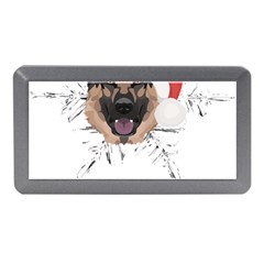 German Shepherd T- Shirt German Shepherd Merry Christmas T- Shirt (3) Memory Card Reader (mini) by ZUXUMI