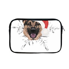 German Shepherd T- Shirt German Shepherd Merry Christmas T- Shirt (3) Apple Macbook Pro 13  Zipper Case by ZUXUMI