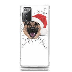 German Shepherd T- Shirt German Shepherd Merry Christmas T- Shirt (3) Samsung Galaxy Note 20 Tpu Uv Case by ZUXUMI