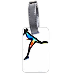 Abstract Art Sport Smash Tennis  Shirt Abstract Art Sport Smash Tennis  Shirt9 Luggage Tag (one Side) by EnriqueJohnson