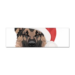 German Shepherd T- Shirt German Shepherd Merry Christmas T- Shirt (4) Sticker Bumper (10 Pack) by ZUXUMI