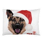 German Shepherd T- Shirt German Shepherd Merry Christmas T- Shirt (4) Pillow Case 26.62 x18.9  Pillow Case