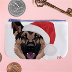 German Shepherd T- Shirt German Shepherd Merry Christmas T- Shirt (4) Large Coin Purse Front