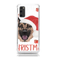 German Shepherd T- Shirt German Shepherd Merry Christmas T- Shirt (4) Samsung Galaxy S20 6 2 Inch Tpu Uv Case by ZUXUMI